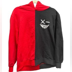 Amazon Red and Black Graphic Hoodie Men’s Small.